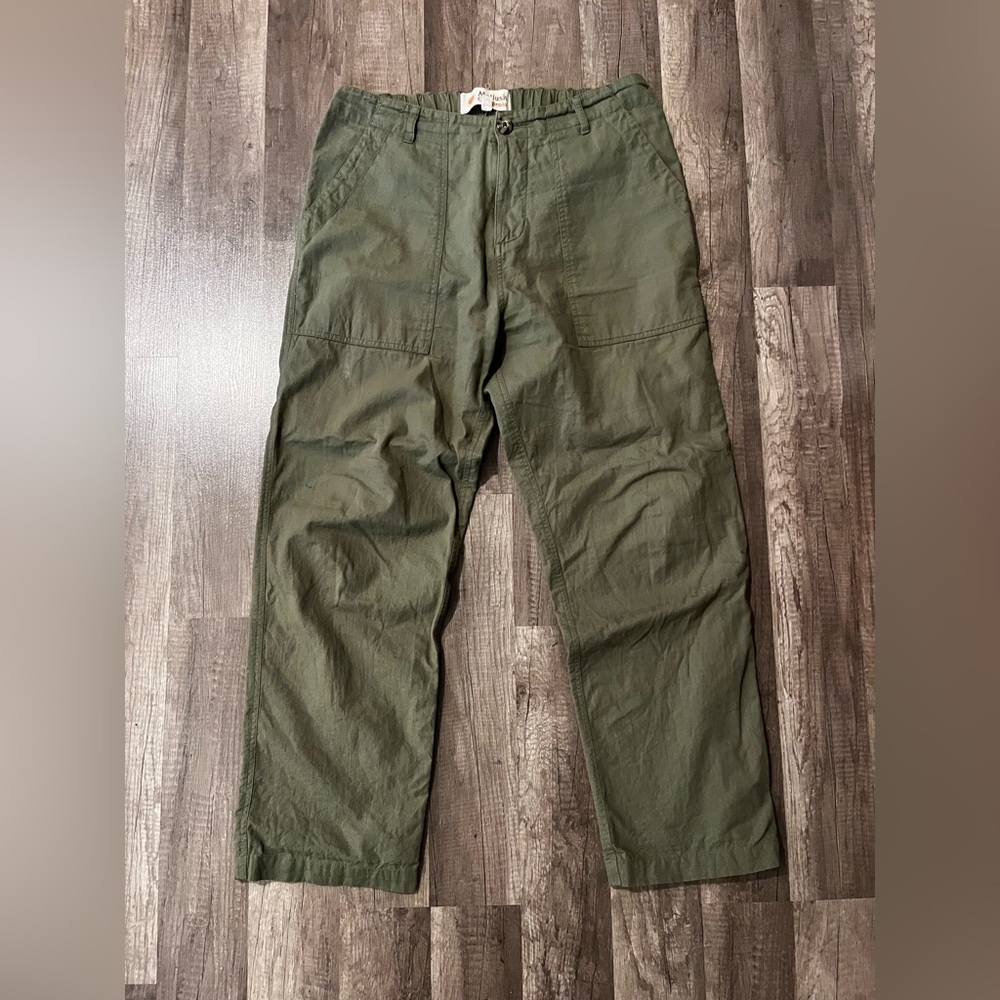 Men’s Mollusk Salvador Pants Size M Green